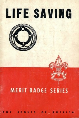 Life Saving Merit Badge Pamphlet - 1946 April Printing - 10000446 - NSM