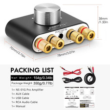 Bluetooth 5.0 TPA3116 Digital Amplifier Hifi Stereo Audio Receiver Power Amp 50W