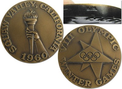 Olympic Winter Games 1960 Participant Medal | eBay