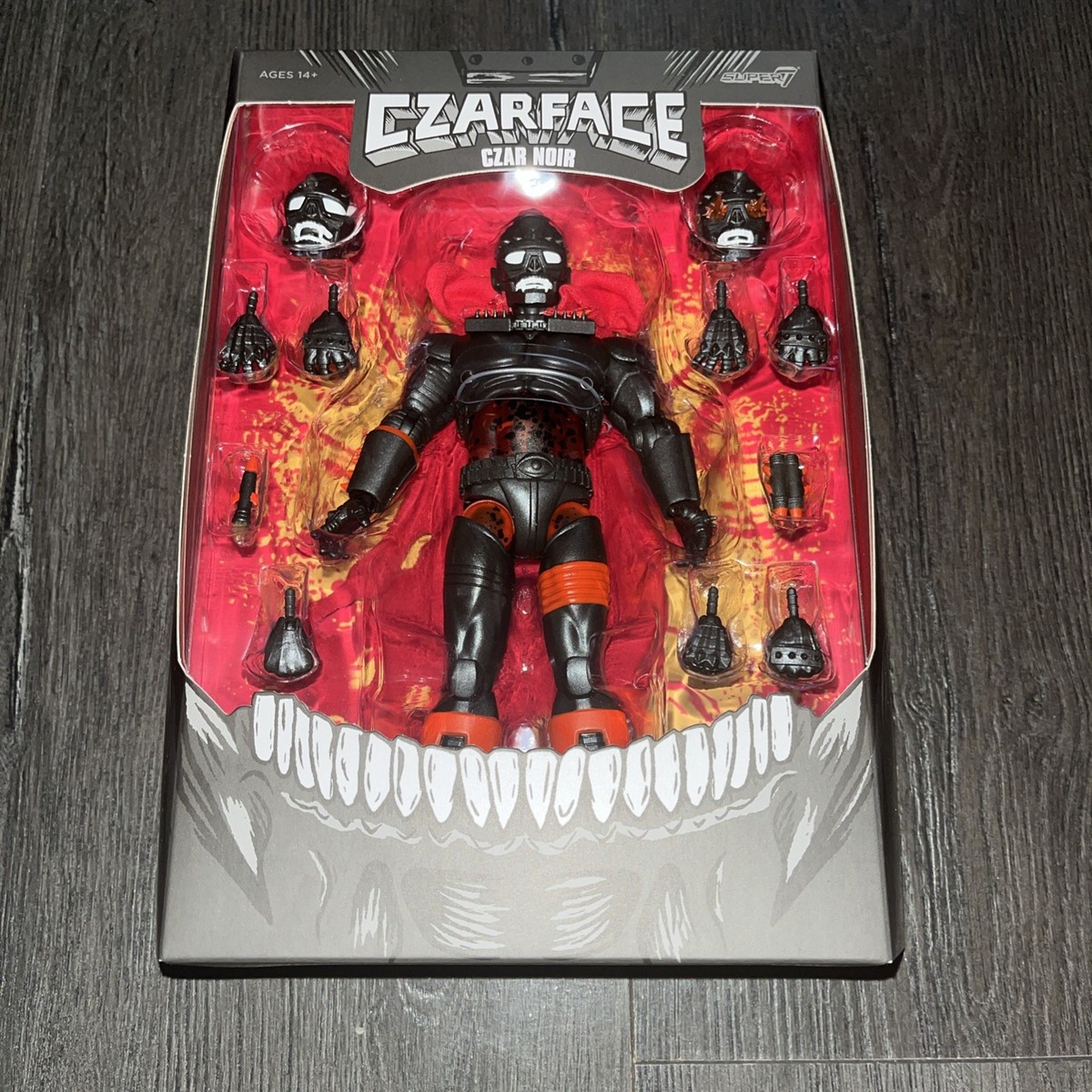 Czarface Ultimates Wave 2 Czarface Czar Noir Action Figure Super 7