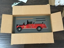 Vintage SMITH MILLER Mack Fire Enginge Smitty Toys - 20.5"  175 Made W/ Orig Box