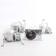 4 Lithonia 6" Recessed Construction Dimmable Can Light Housing Fixture L7XFD