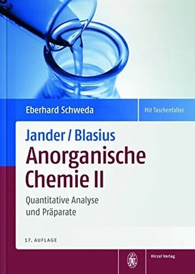 Jander/Blasius, Anorganische Chemie II: Quantitative Buch Hirzel, S., Verlag