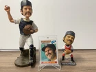 Munson Limited Edition MLB Bobblehead, 77 Topps card, & small bobblehead