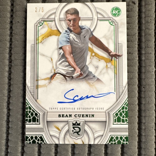 Topps Royalty Tennis 2024 Sean Cuenin RC Autograph /5