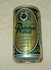 Empty Beer Can Rainier Ale opened from bottom Dome Bottom — photo 2