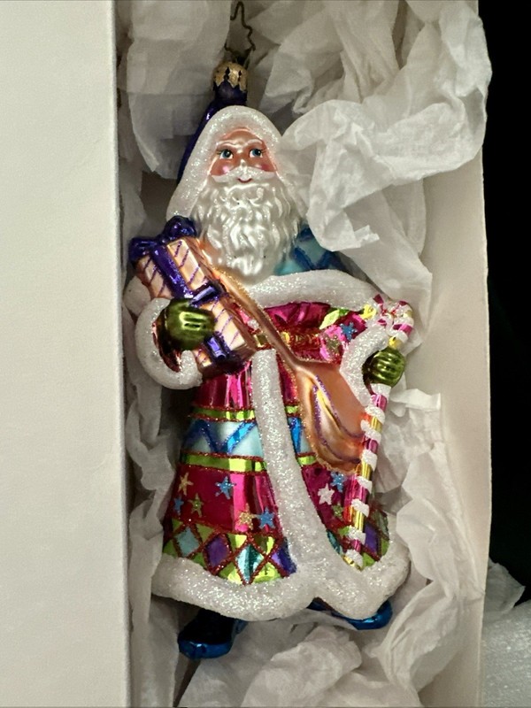 christopher radko santa christmas ornaments