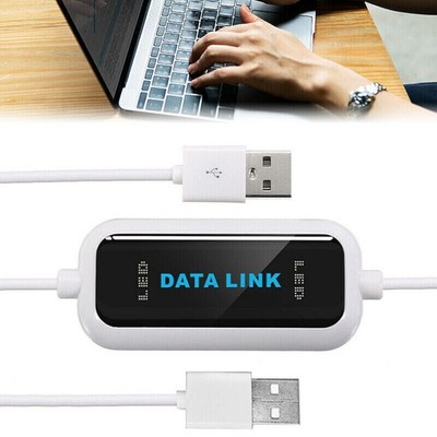PC zu PC USB datenkabel Data kabel link Kabel Datentransfer Ladekabel laptop DE