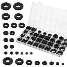 200Pcs Rubber Grommet Hollow Firewall Grommet 8 Sizes Wire Grommets Assortment W