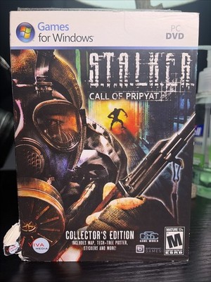 Stalker Call of Pripyat Collector's Edition PC Game Stickers Poster CIB
