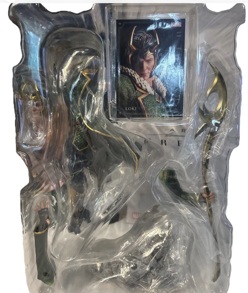 Figura de montaje simple pintada de PVC Loki escala 1/10 ARTFX Premier Marvel UNIVERSE Foto 4 de 4