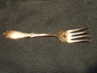 STERLING SILVER SALAD FORK 6"  /  17.5 GRAMS Unknown Maker Anchor Lion Gorham ?