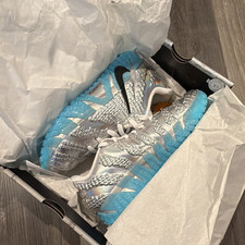 Nike Ja 3 Men s Low Top Lace-Up Athletic Sneakers Silver/Blue Rubber Sole