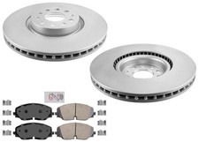 Front Disc Brake Rotors Brake Pads fits Volkswagen Atlas Altas Cross 2018-2024