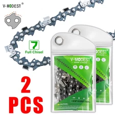 V-MODEST Full Chisel Chainsaw Chain 20" 3/8" Pitch .050 Gauge 72 Drive Links