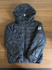 Abercrombie Kids black hooded puffer jacket size 7/8
