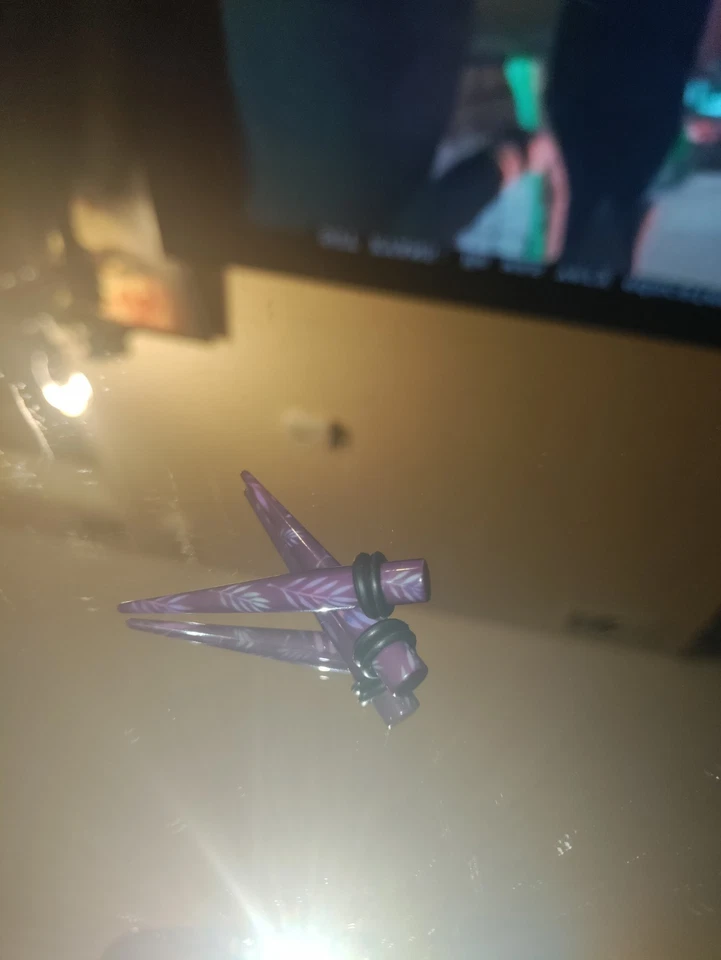 Acero Inoxidable Colorido 7mm/1 Medidores Enchufe/Túneles Cuerpo Joyería Calibre 1.0 Foto 3 de 4