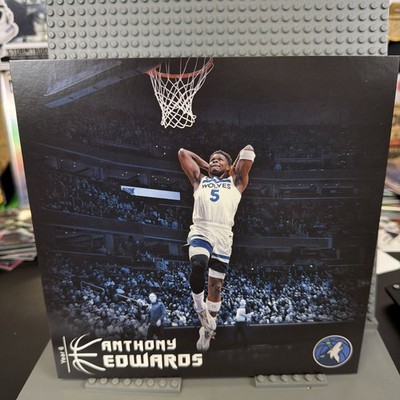 2025 - 2026 NBA MADGAME Anthony Edwards Poster - 8''x8'' thick, premium poster