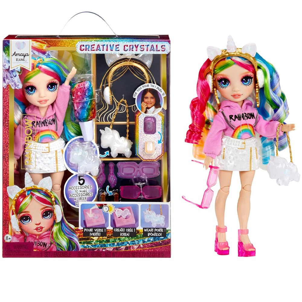 MGA MGA121411 Rainbow High Creative Crystals Fashion Doll - Amaya - Immagine 2
