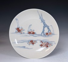 Antique Japanese Nabeshima Footed Dish - Edo Period