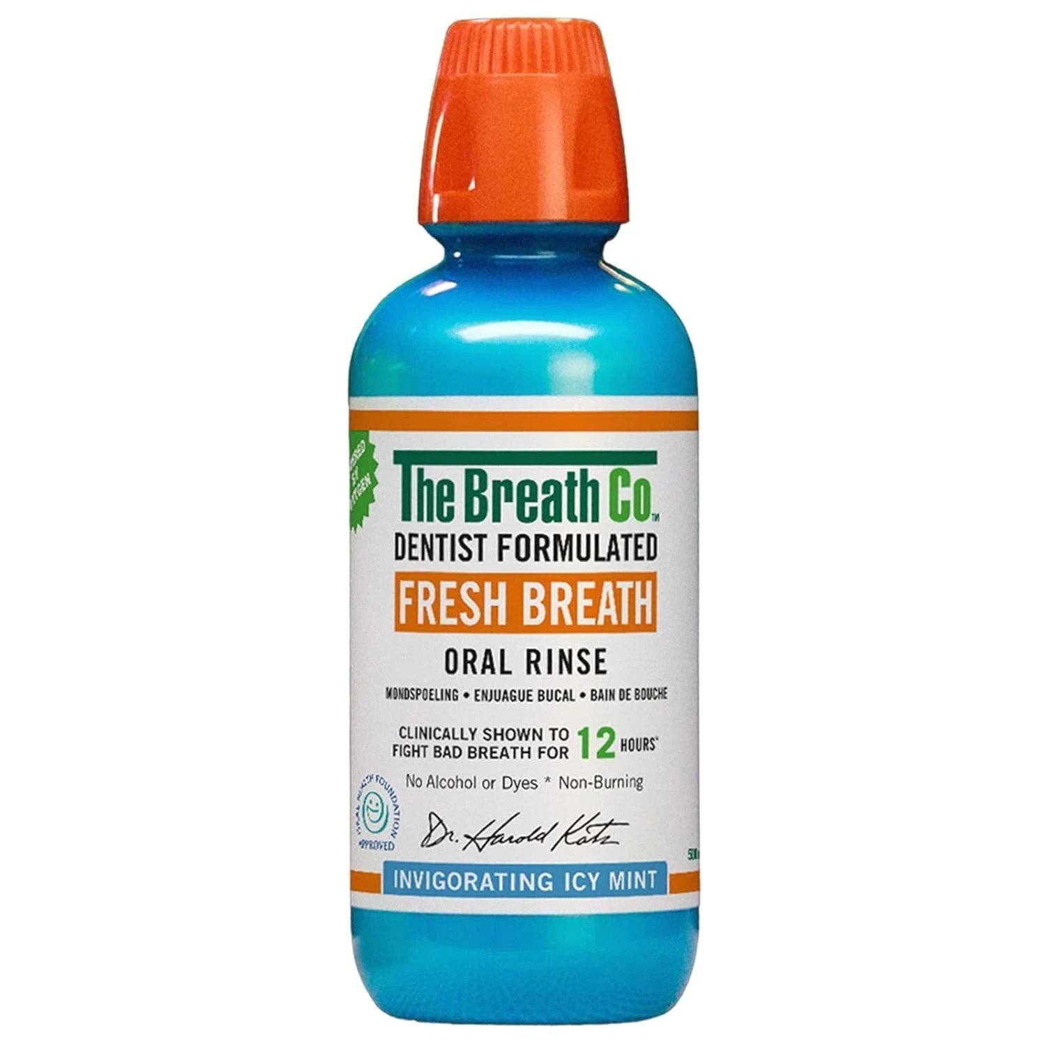 The Breath Co Alcohol Free Mouthwash Dentist Formulated Oral Rinse for 12 Hours