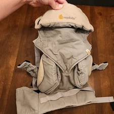 Ergo Baby 360 All Four Positions Baby Carrier Gray Tan No Infant Insert