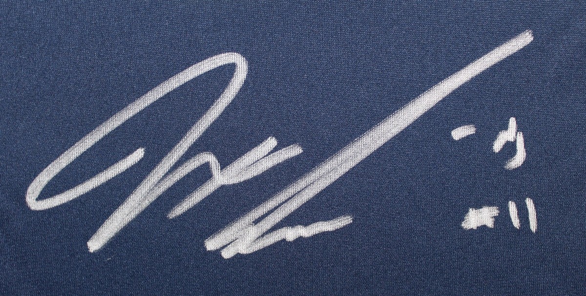 Seahawks Jaxon Smith-Njigba Authentic Signed Navy Blue Nike Game