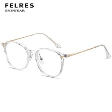 TR90 Round Anti Blue Light Eyeglasses Women Fashion Full Frame Glasses Frames
