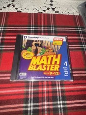 Math Blaster Ages 9-12 PC CD, Davidson Windows 95 NICE FAST SHIPPING SEALED