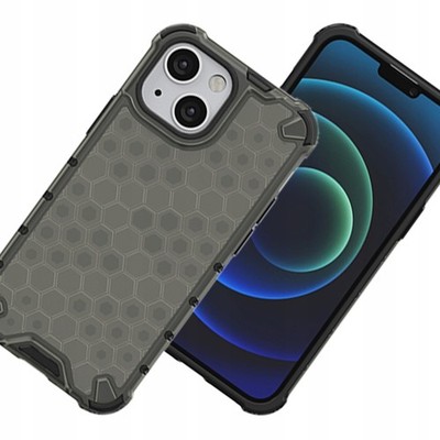 HURTEL ARMOR CASE FÜR IPHONE 13 MINI HONEYCOMB MIT GELRAHMEN-SCHUTZ
