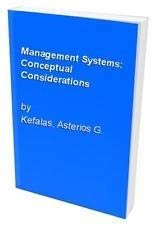 Management Systems: Conceptual Considerations