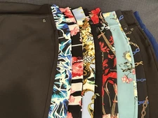 Thalia Sodi Scuba Pencil Skirts Solid & Floral. Size Large