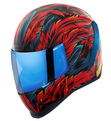 Icon Airform Helmet Full Face - Fever Dream Blue - Adult Size Medium 0101-16102