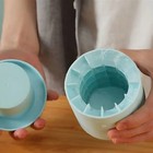 Silicone Ice Cube Mold Round Mini Ice Maker Bucket Tray DIY Barware Space Saving