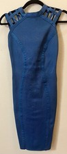 Women's Sleeveless Dress Special Occasion Strappy Design Super Body Con Size S