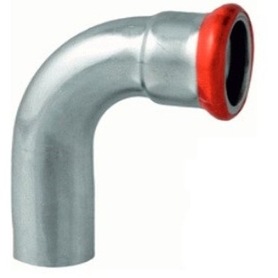 CARBON-KNIE EINÄUGIG 90° PRESS. 28×28 CZ1K90-28
