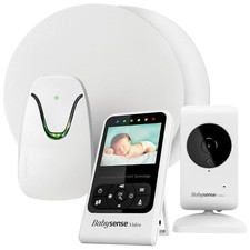 BabySense 7 Movement Baby Monitor - White BSN-BS7 