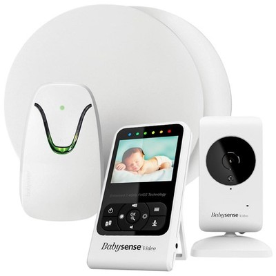 BabySense 7 Movement Baby Monitor - White (BSN-BS7)