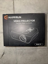 Happrun H1  Native 1080P Bluetooth LED Home Theater Projector  Portable
