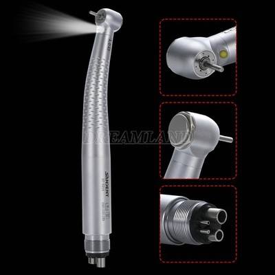 Dental LED Light High Speed push button Handpiece 4H E-Generator Fiber Optic DTA