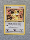 Meowth 62/82 1st Edition Team Rocket  Pokemon Card
