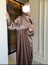 Islamic Abaya Ramadan Abayas Muslim Hijab Dress Khimar Kaftan Prayer Burqa Robe