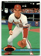 1991 Stadium Club Rex Hudler St. Louis Cardinals #280