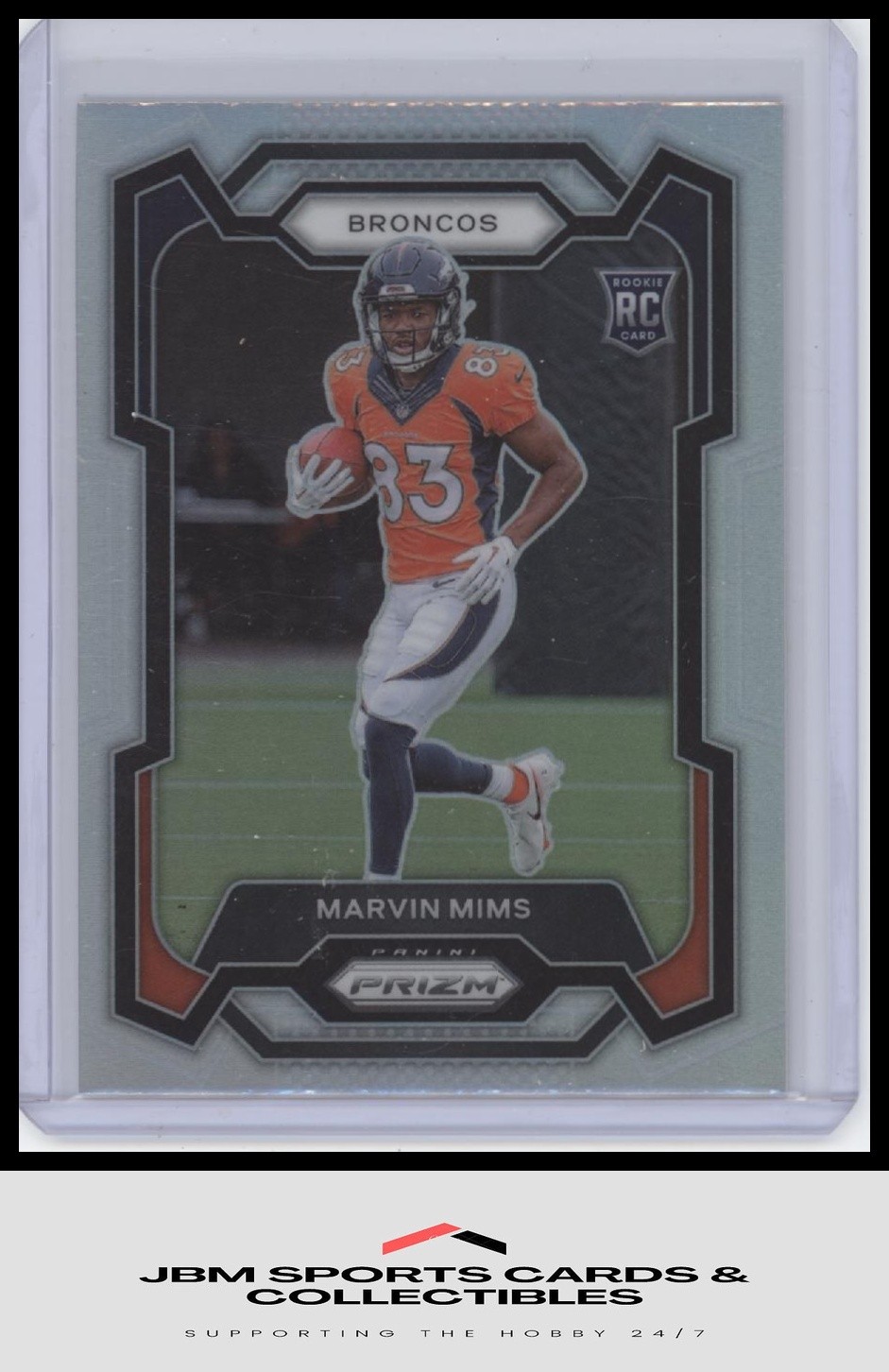 2023 Panini Prizm #327 Marvin Mims Silver RC
