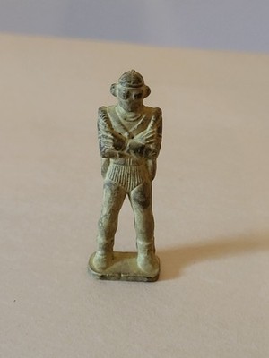 RARE! 1950's MARX TOM CORBETT Yellow COLOR ALIEN FIGURE 45mm