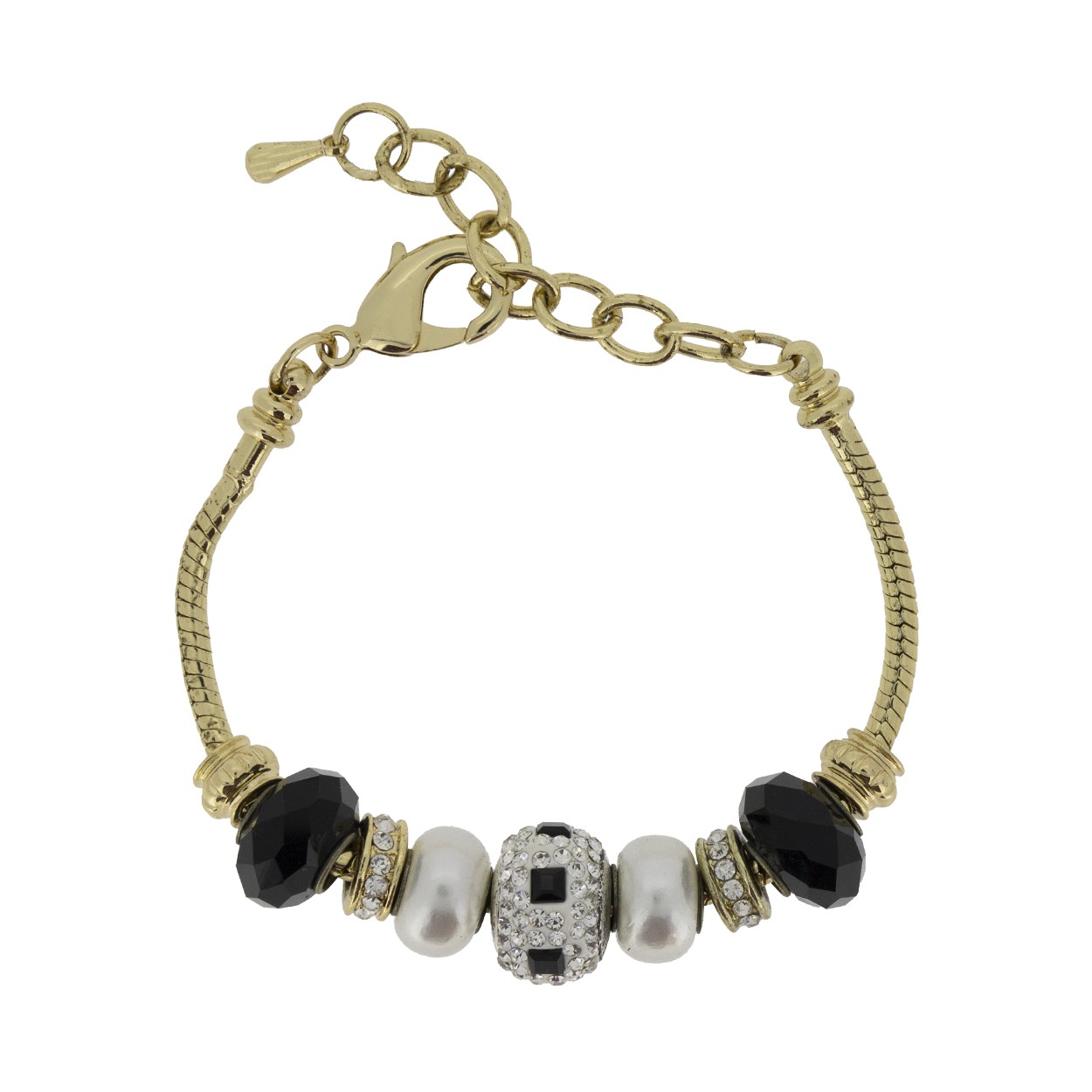 Браслет Lovita Bettelarmband Золотой браслет с подвесками Silber и Schwarz 3490₽