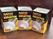 Satco - Indoor Reflector - 100 watt - R20/Medium Base - Bulbs - 3 Pack - S3226