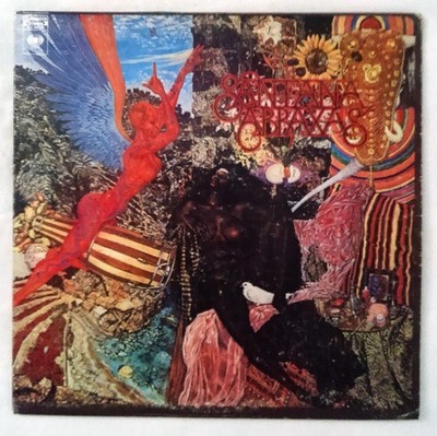 Santana Abraxas Record LP 1970 Vg+/ Vg  W/ Poster Kc30130