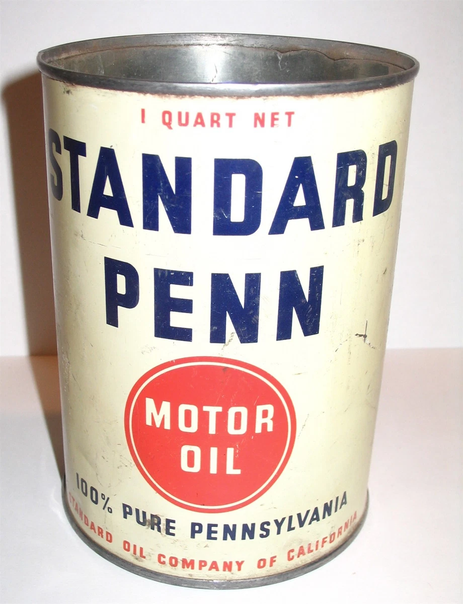 Penn Motor Oil In Collectible Gas & Oil Advertising Cans And