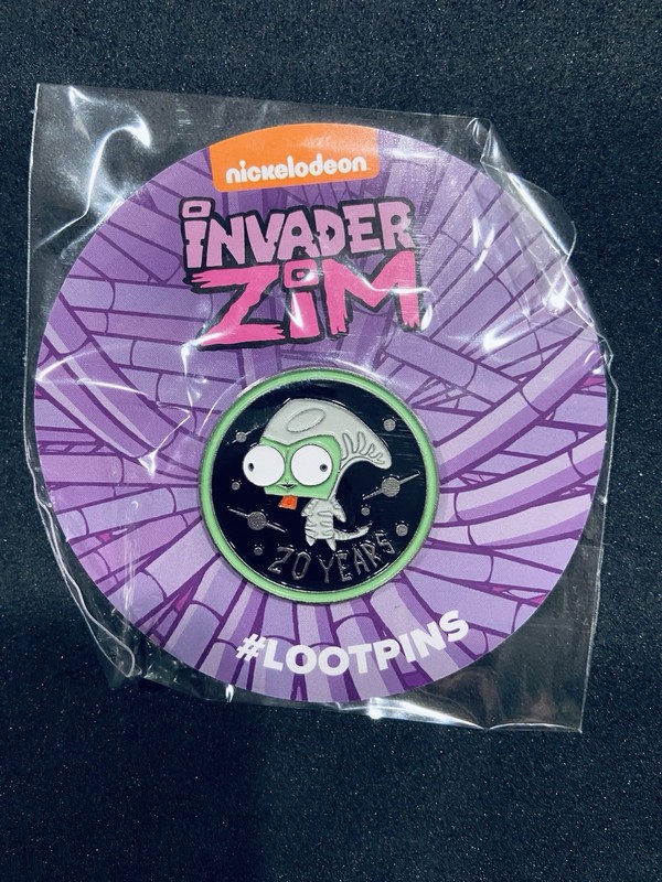 Invader Zim 2021 Nickelodeon Loot Crate Pin. NEW. #LootPins.